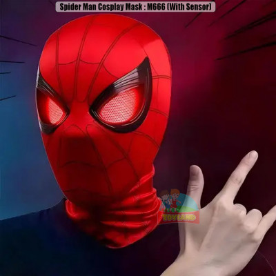 Spider Man Cosplay Mask : M666 (With Sensor)